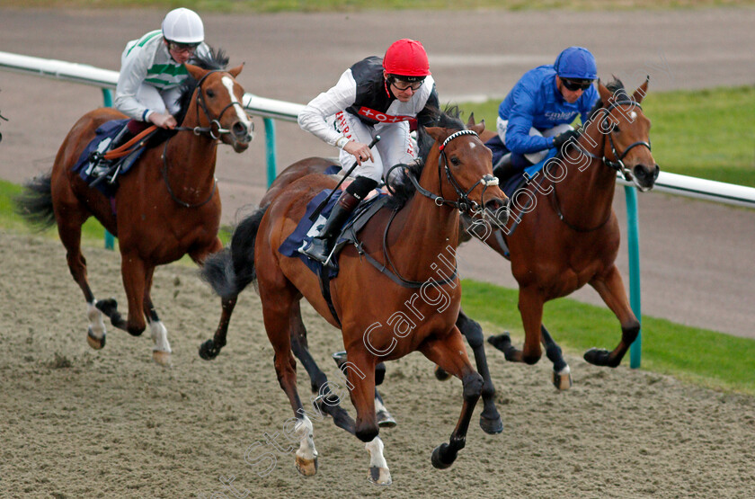 Kings-Joy-0005 
 KINGS JOY (Robert Havlin) wins The Coral Proud To Support British Racing EBF Fillies Novice Stakes Div2
Lingfield 1 Dec 2021 - Pic Steven Cargill / Racingfotos.com