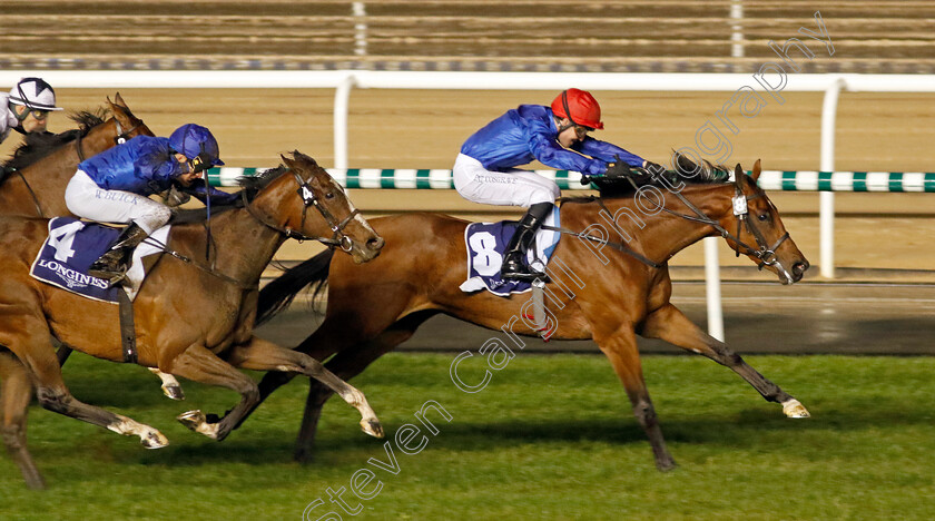 Mawj-0005 
 MAWJ (right, Pat Cosgrave) beats DREAM OF LOVE (left) in The Jumeirah Fillies Classic
Meydan 27 Jan 2023 - Pic Steven Cargill / Racingfotos.com