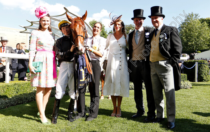 Agrotera-0008 
 AGROTERA (Jamie Spencer) with Bjorn Nielsen and Ed Walker after The Sandringham Stakes
Royal Ascot 22 Jun 2018 - Pic Steven Cargill / Racingfotos.com