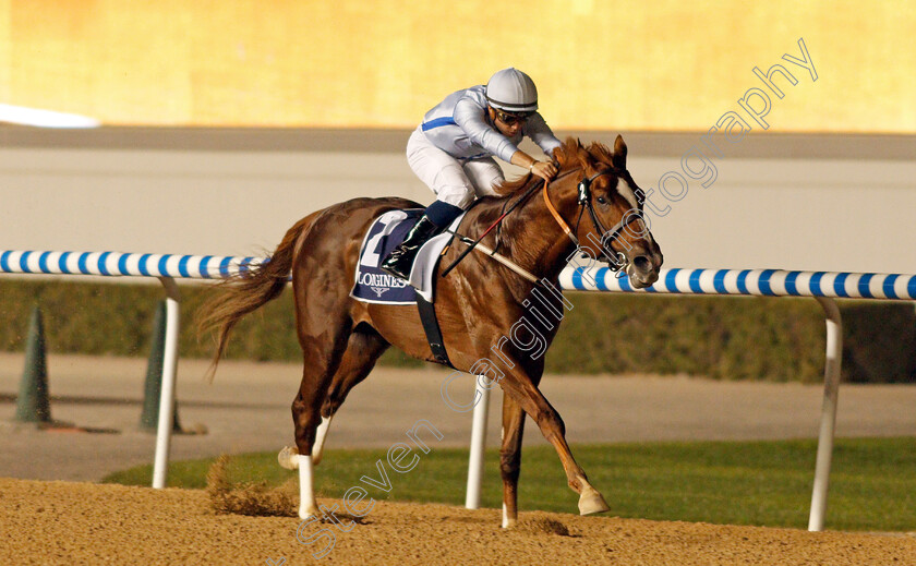 Hypothetical-0004 
 HYPOTHETICAL (Mickael Barzalona) wins The Firebreak Stakes
Meydan, 4 Feb 2022 - Pic Steven Cargill / Racingfotos.com