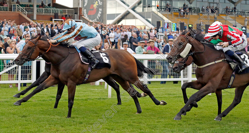 Zoukster-0002 
 ZOUKSTER (Hector Crouch) wins The BetVictor Handicap
Newbury 27 Jul 2023 - Pic Steven Cargill / Racingfotos.com