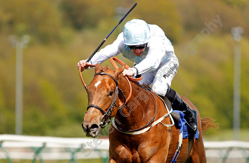 Delft-Dancer-0004 
 DELFT DANCER (Jim Crowley) wins The Follow 188bet On Twitter Fillies Novice Stakes Nottingham 1 May 2018 - Pic Steven Cargill / Racingfotos.com