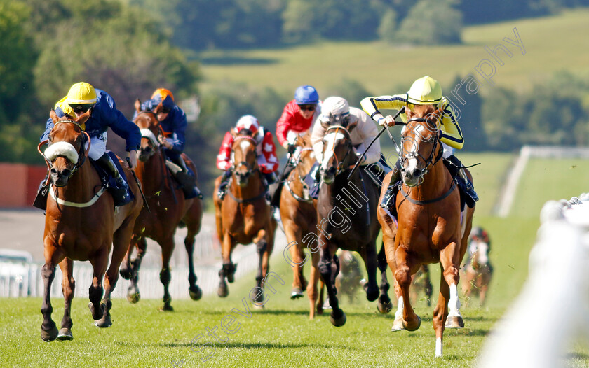 Sea-The-Caspar-0003 
 SEA THE CASPAR (right, Ross Coakley) beats AJERO (left) in The Cazoo Maiden Stakes Div1
Chepstow 27 May 2022 - Pic Steven Cargill / Racingfotos.com