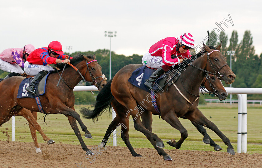 Tattoo-0003 
 TATTOO (Cieren Fallon) wins The Visit attheraces.com Maiden Auction Fillies Stakes
Wolverhampton 31 Jul 2020 - Pic Steven Cargill / Racingfotos.com