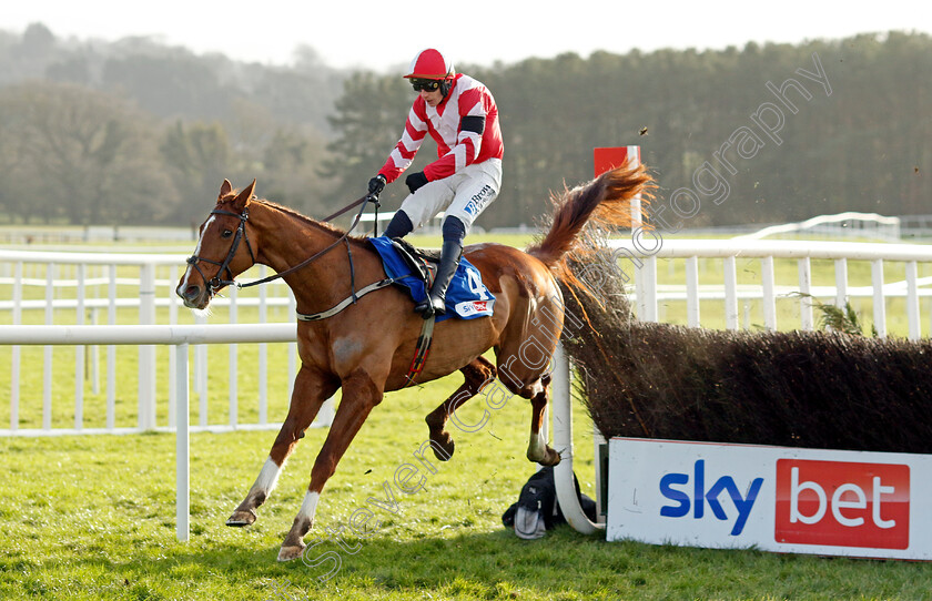 Lecky-Watson-0004 
 LECKY WATSON (Paul Townend) wins The Sky Bet Novices Chase
Punchestown 12 Jan 2025 - Pic Steven Cargill / Racingfotos.com