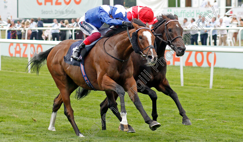 Harrovian-0001 
 HARROVIAN (left, Frankie Dettori) beats SINJAARI (right) in The Hilton Garden Inn Doncaster Conditions Stakes
Doncaster 9 Sep 2021 - Pic Steven Cargill / Racingfotos.com