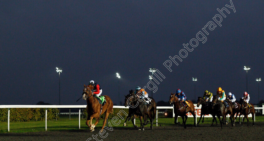 Cainhoe-Star-0001 
 CAINHOE STAR (Luke Morris) wins The 32Red.com Handicap Kempton 11 Oct 2017 - Pic Steven Cargill / Racingfotos.com