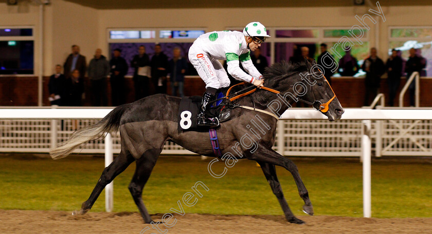 Music-Society-0006 
 MUSIC SOCIETY (Ben Curtis) wins The totescoop6 £1 Million This Saturday Novice Median Auction Stakes Chelmsford 16 Nov 2017 - Pic Steven Cargill / Racingfotos.com