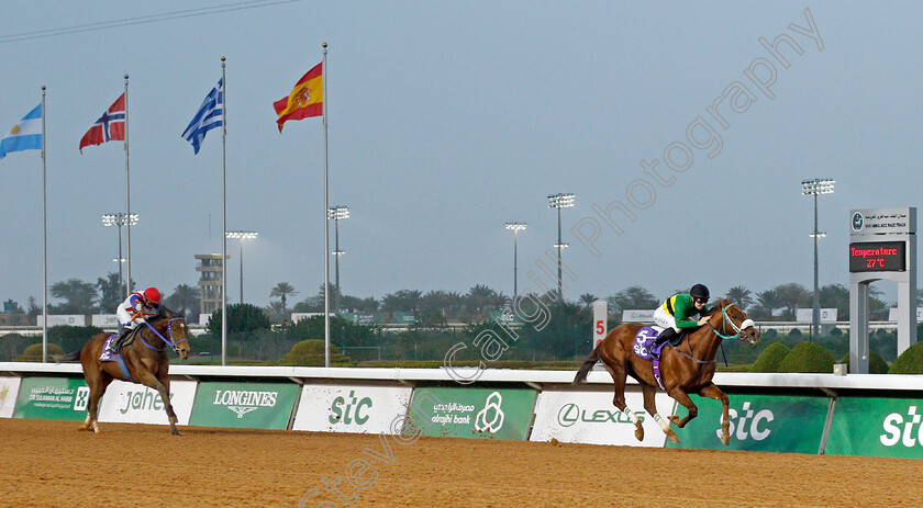 Koheylan-Alkheil-0003 
 KOHEYLAN ALKHEIL (Caitlin Jones) wins The STC International Jockeys Challenge Round 3
King Abdulaziz RaceCourse, Riyadh, Saudi Arabia 25 Feb 2022 - Pic Steven Cargill / Racingfotos.com