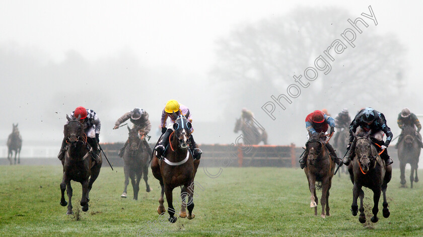 Jenkins-0002 
 JENKINS (centre, James Bowen) beats BURBANK (left) and AIR FORCE ONE (right) in The Ascot Spring Garden Show Holloway's Handicap Hurdle Ascot 20 Jan 2018 - Pic Steven Cargill / Racingfotos.com