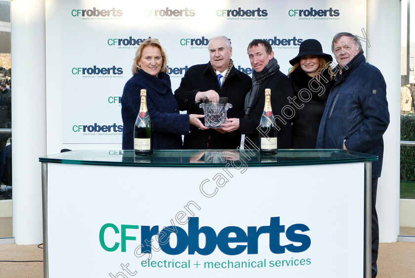 Synopsis-0009 
 Presentation for The CF Roberts Electrical & Mechanical Services Mares Handicap Chase won by SYNOPSIS
Cheltenham 14 Dec 2018 - Pic Steven Cargill / Racingfotos.com