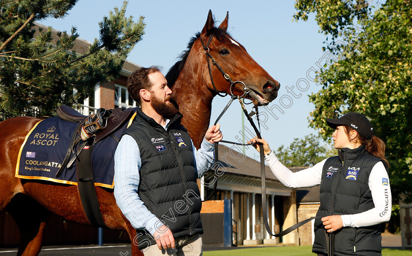 Coolangatta-0017 
 COOLANGATTA with Ciaron Maher, preparing for Royal Ascot
Ascot 14 Jun 2023 - Pic Steven Cargill / Racingfotos.com