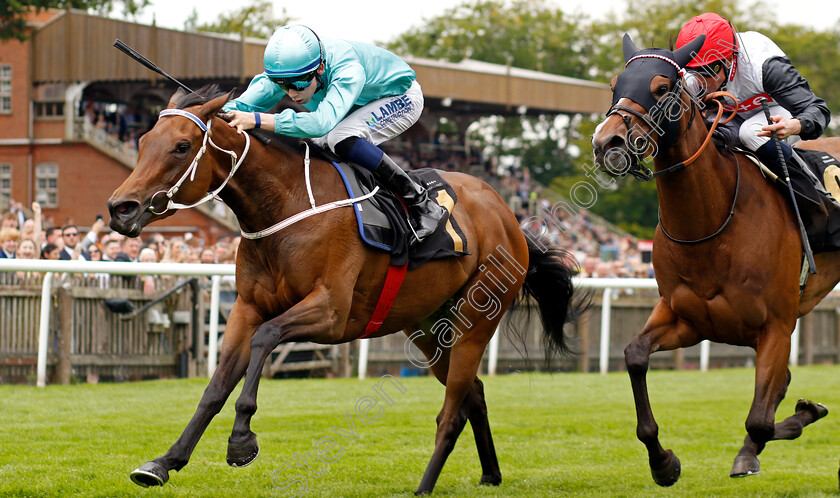 Asian-Daze-0002 
 ASIAN DAZE (Billy Loughnane) beats LOU LOU'S GIFT (right) in The Bedford Lodge Hotel & Spa Fillies Handicap
Newmarket 13 Jul 2024 - Pic Steven Cargill / Racingfotos.com