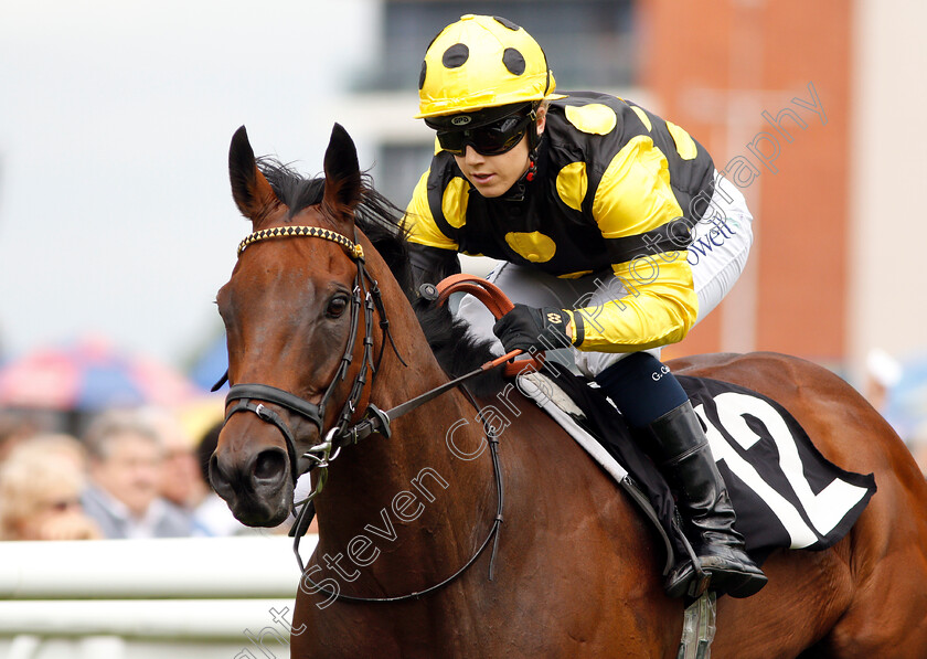 Squats-0005 
 SQUATS (Georgia Cox) wins The Laurent-Perrier Handicap
Newbury 18 Aug 2018 - Pic Steven Cargill / Racingfotos.com