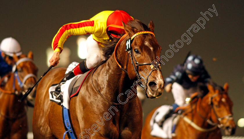 Dutch-Masterpiece-0006 
 DUTCH MASTERPIECE (Pat Smullen) wins The EGA Jebel Ali Trophy Handicap Meydan 25 Jan 2018 - Pic Steven Cargill / Racingfotos.com