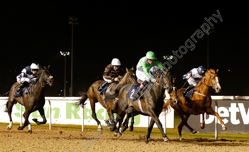 Natsovia-0003 
 NATSOVIA (right, Nicola Currie) beats THUNDEROAD (centre) in The Ladbrokes Home Of The Odds Boost Handicap
Wolverhampton 26 Feb 2019 - Pic Steven Cargill / Racingfotos.com