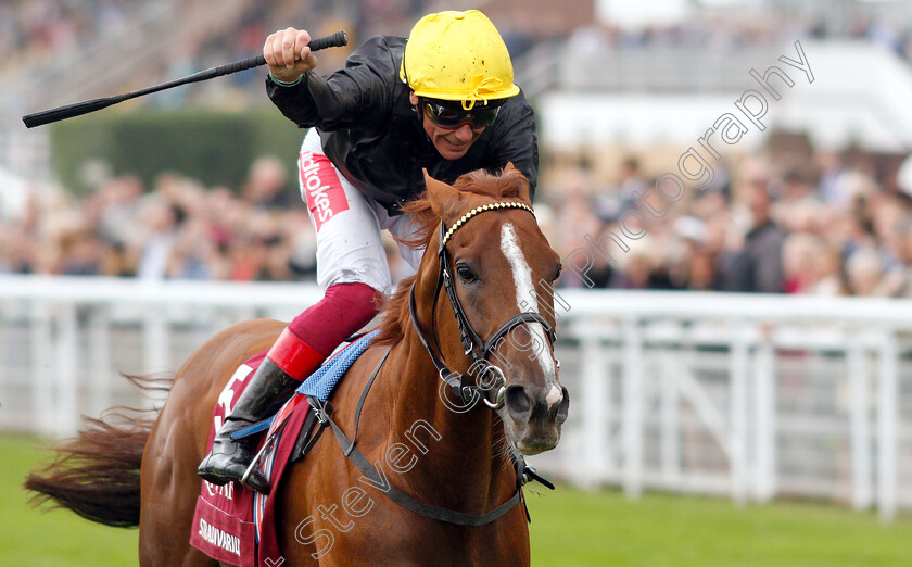 Stradivarius-0008 
 STRADIVARIUS (Frankie Dettori) wins The Qatar Goodwood Cup
Goodwood 30 Jul 2019 - Pic Steven Cargill / Racingfotos.com