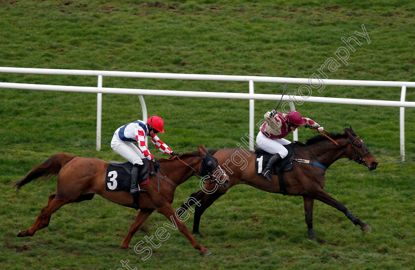 Master-Baker-0003 
 MASTER BAKER (right, Jo Supple) beats SOUTHFIELD VIC (left) in The BJP Insurance Brokers Open Hunters Chase
Newbury 22 Mar 2019 - Pic Steven Cargill / Racingfotos.com