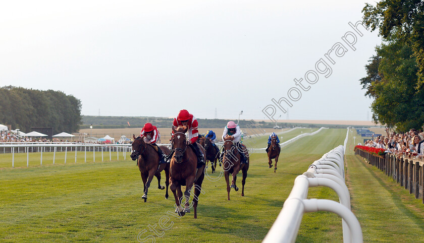 Ummalnar-0001 
 UMMALNAR (James Doyle) wins The Fly London Southend Airport To Dubrovnik Fillies Novice Stakes
Newmarket 20 Jul 2018 - Pic Steven Cargill / Racingfotos.com