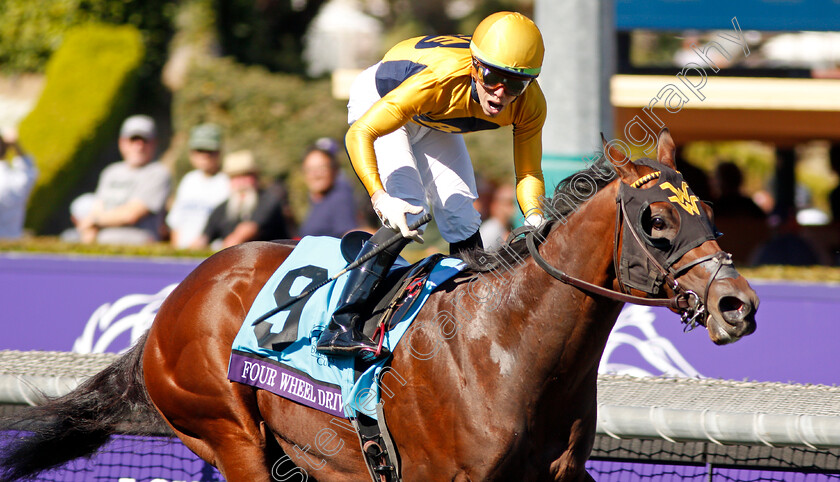 Four-Wheel-Drive-0009 
 FOUR WHEEL DRIVE (Irad Ortiz) wins The Breeders' Cup Juvenile Turf Sprint
Santa Anita USA 1 Nov 2019 - Pic Steven Cargill / Racingfotos.com