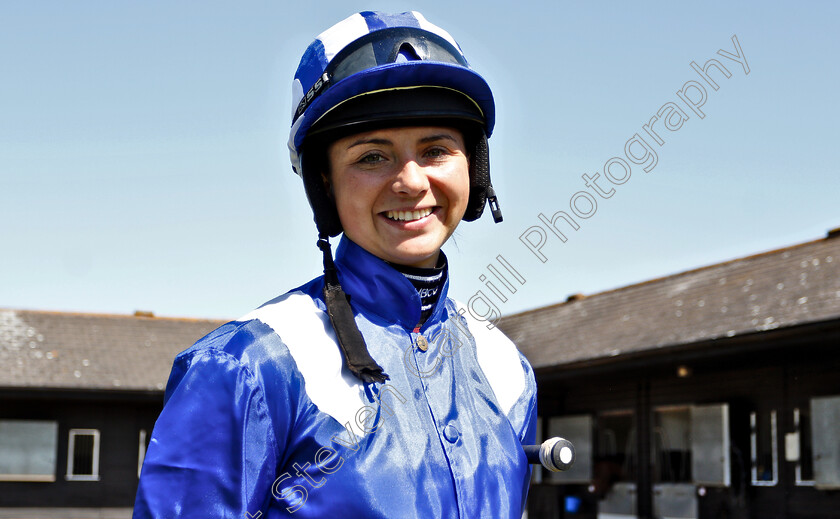 Bryony-Frost-0016 
 BRYONY FROST in the colours of Sheikh Hamdan Al Maktoum ahead of DIAR day at Newbury
Newmarket 27 Jun 2019 - Pic Steven Cargill / Racingfotos.com