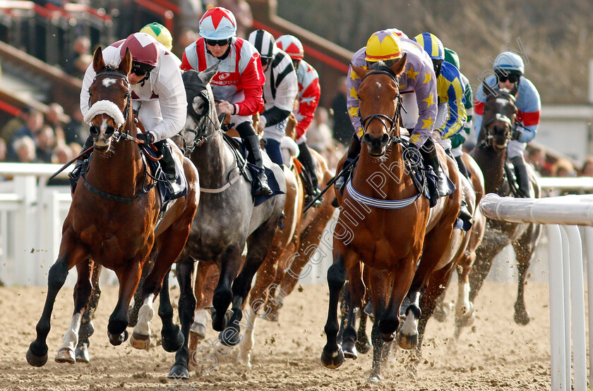 Mawkeb-and-Bakersboy-0002 
 MAWKEB (left, Frederik Larson) with BAKERSBOY (right, Josephine Gordon)
Wolverhampton 12 Mar 2022 - Pic Steven Cargill / Racingfotos.com