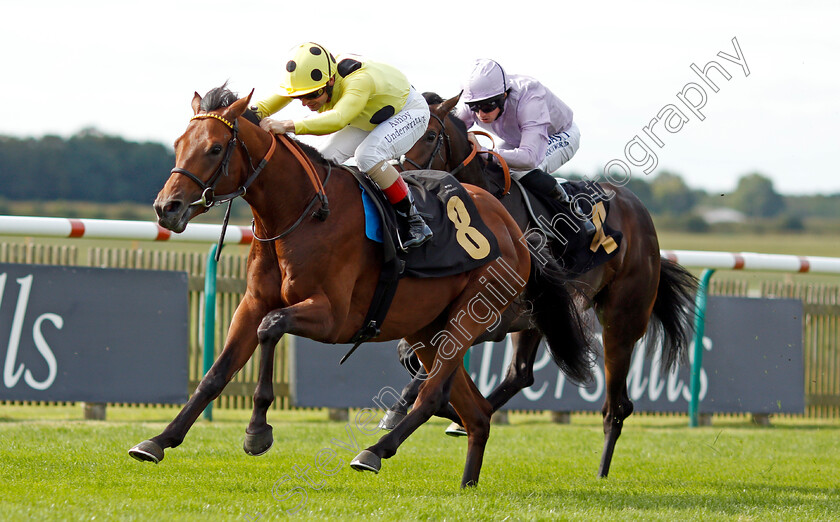 Subastar-0006 
 SUBASTAR (Andrea Atzeni) wins The British Stallion Studs EBF Maiden Stakes
Newmarket 23 Sep 2021 - Pic Steven Cargill / Racingfotos.com