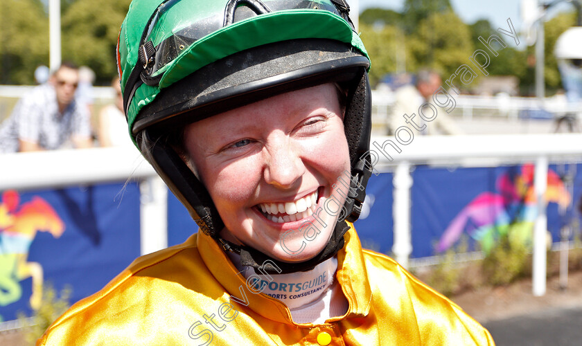 Sophie-Ralston-0001 
 SOPHIE RALSTON after winning The Women Jockeys' World Cup on Mindbender
Bro Park Sweden 30 Jun 2019 - Pic Steven Cargill / Racingfotos.com