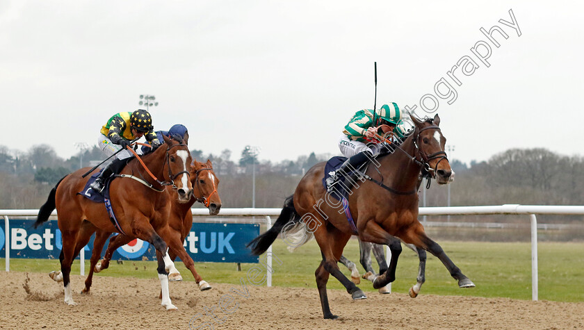 Siempre-Arturo-0003 
 SIEMPRE ARTURO (Jack Mitchell) beats SENSE OF WORTH (left) in The Build Your Acca With Betuk Handicap Div1
Wolverhampton 9 Mar 2024 - Pic Steven Cargill / Racingfotos.com