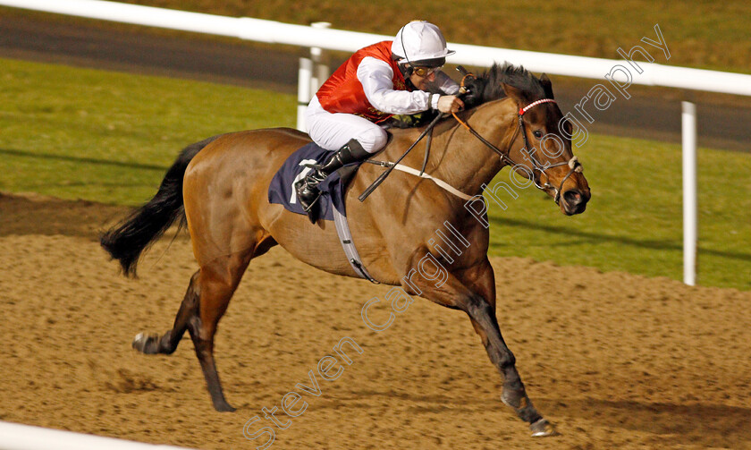 Night-Narcissus-0004 
 NIGHT NARCISSUS (Liam Keniry) wins The Play Ladbrokes 5-A-Side On Football Fillies Novice Stakes
Wolverhampton 11 Jan 2021 - Pic Steven Cargill / Racingfotos.com