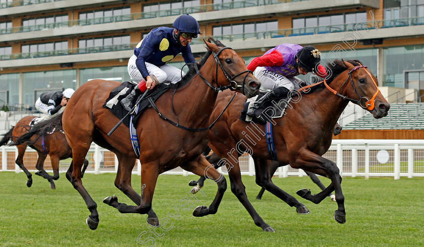 Star-Cactus-0003 
 STAR CACTUS (left, Andrea Atzeni) beats COLLINSBAY (right) in The Frimly NHS Foundation Ascot Volunteer Drivers Nursery
Ascot 25 Jul 2020 - Pic Steven Cargill / Racingfotos.com