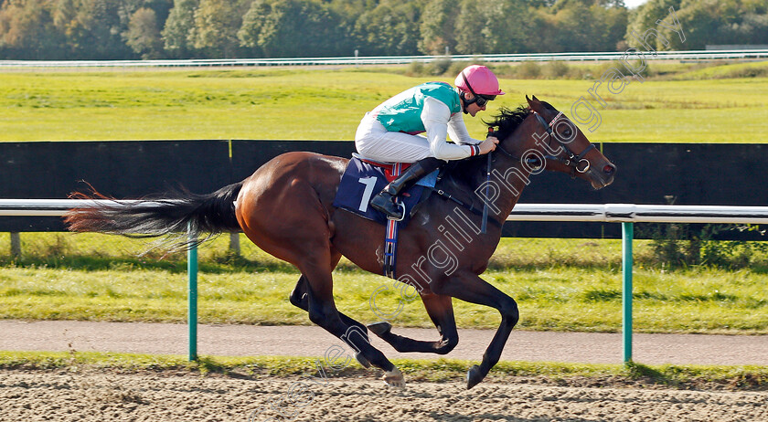 Purser-0005 
 PURSER (Robert Havlin) wins The Injured Jockeys Fund EBF Novice Stakes Lingfield 5 Oct 2017 - Pic Steven Cargill / Racingfotos.com