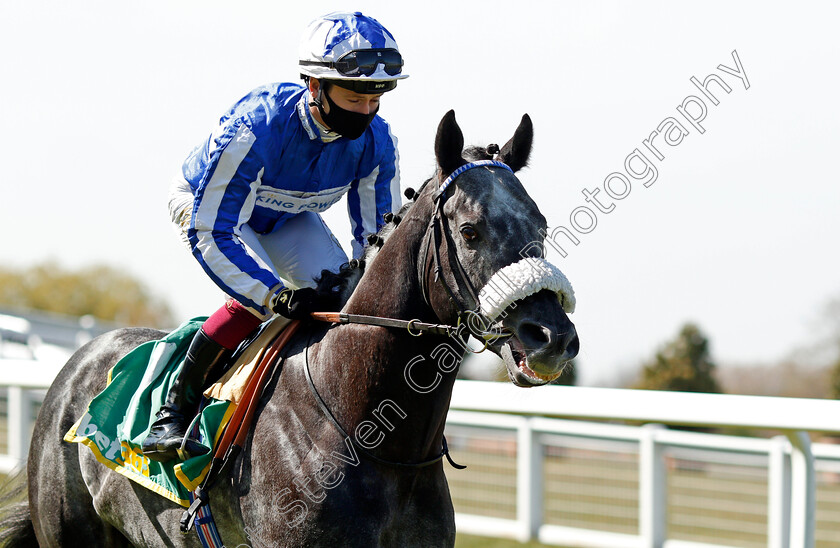 Happy-Power-0001 
 HAPPY POWER (Oisin Murphy)
Sandown 23 Apr 2021 - Pic Steven Cargill / Racingfotos.com