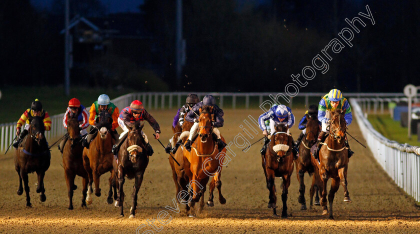 Tommytwohoots-0002 
 TOMMYTWOHOOTS (right, Jonathan Fisher) wins The Read Ross O'Sullivan On Betway Insider Handicap Div2
Wolverhampton 11 Mar 2022 - Pic Steven Cargill / Racingfotos.com