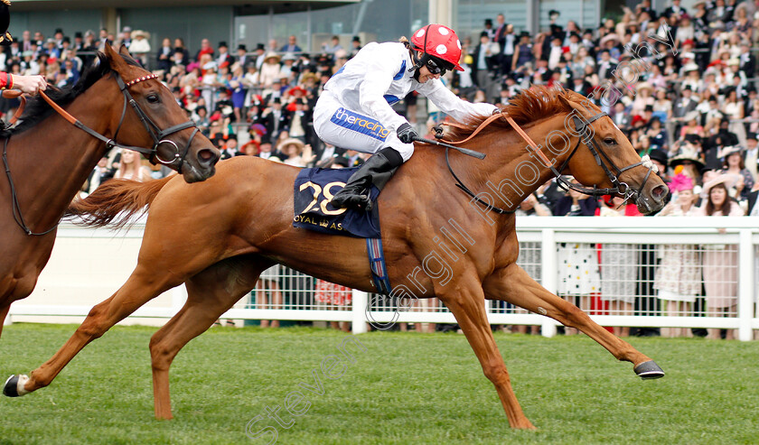 Thanks-Be-0005 
 THANKS BE (Hayley Turner) wins The Sandringham Stakes
Royal Ascot 21 Jun 2019 - Pic Steven Cargill / Racingfotos.com