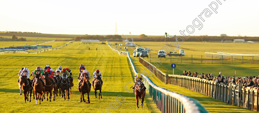 Canoodled-0005 
 CANOODLED (Saffie Osborne) wins The Watch Racing TV Free For 31 Days Handicap
Newmarket 28 Oct 2022 - Pic Steven Cargill / Racingfotos.com