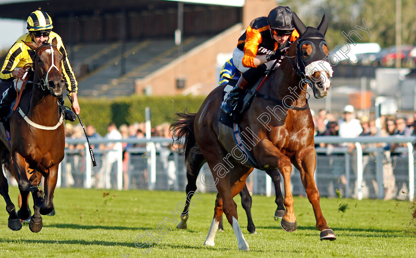 Raasel-0003 
 RAASEL (Adam Farragher) wins The Goodwood Apprentice Handicap
Goodwood 22 Sep 2021 - Pic Steven Cargill / Racingfotos.com