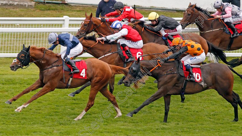 Siglo-Six-0004 
 SIGLO SIX (Kieran Shoemark) beats DELICATE KISS (right) in The Betway Live Casino Handicap
Sandown 31 Aug 2019 - Pic Steven Cargill / Racingfotos.com