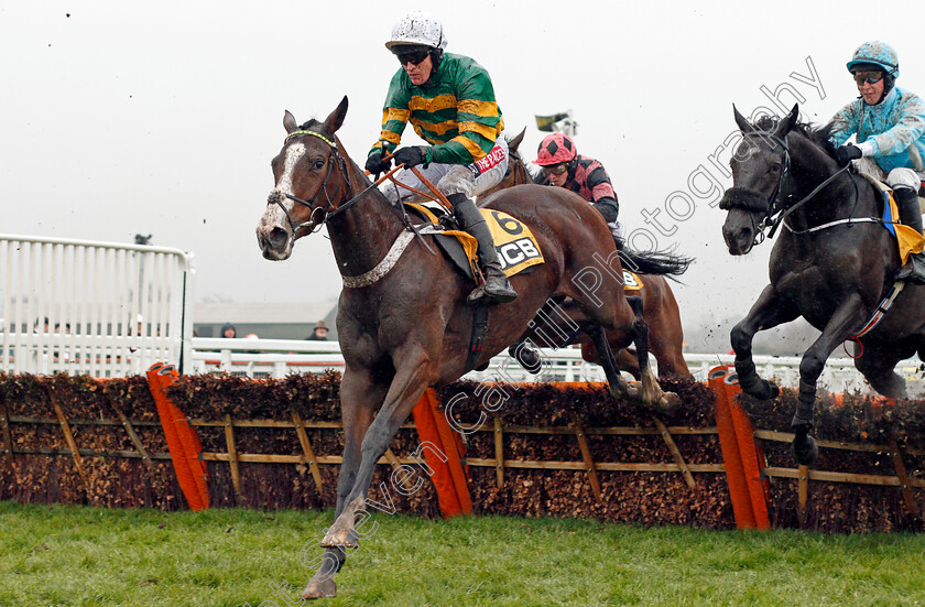 Apple s-Shakira-0002 
 APPLE'S SHAKIRA (Barry Geraghty) wins The JCB Triumph Trial Juvenile Hurdle Cheltenham 18 Nov 2017 - Pic Steven Cargill / Racingfotos.com