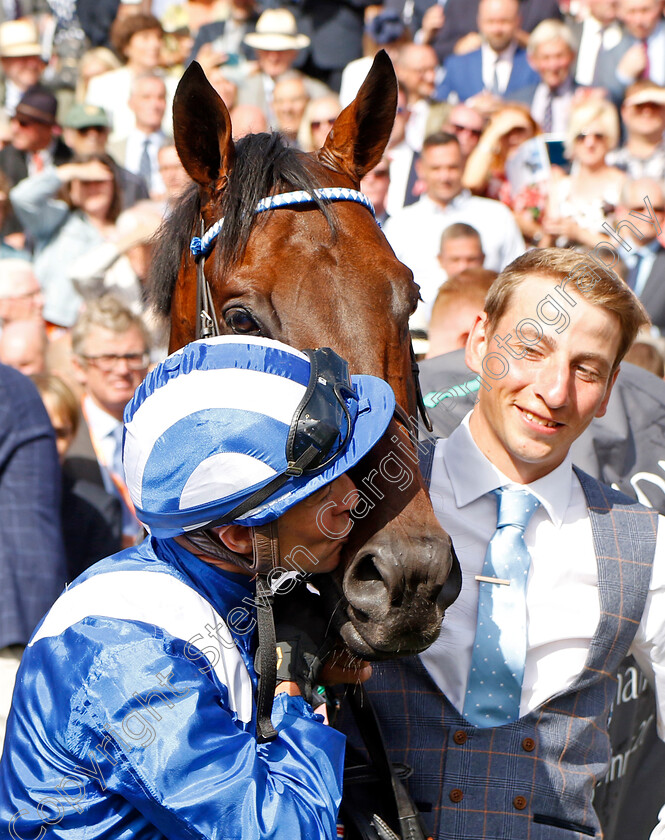 Baaeed-0023 
 BAAEED (Jim Crowley) winner of The Juddmonte International Stakes
York 17 Aug 2022 - Pic Steven Cargill / Racingfotos.com