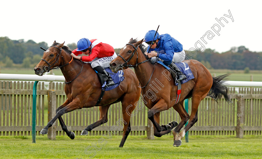 Eternal-Pearl-0004 
 ETERNAL PEARL (right, William Buick) beats PERIPATETIC (left) in The Princess Royal Al Basti Equiworld Dubai Stakes
Newmarket 23 Sep 2022 - Pic Steven Cargill / Racingfotos.com