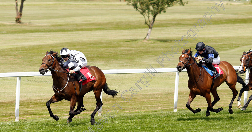 Oberyn-Martell-0003 
 OBERYN MARTELL (Charles Bishop) beats THRIVING (right) in The Daily World Cup Specials At 188bet EBF Novice Stakes
Sandown 15 Jun 2018 - Pic Steven Cargill / Racingfotos.com