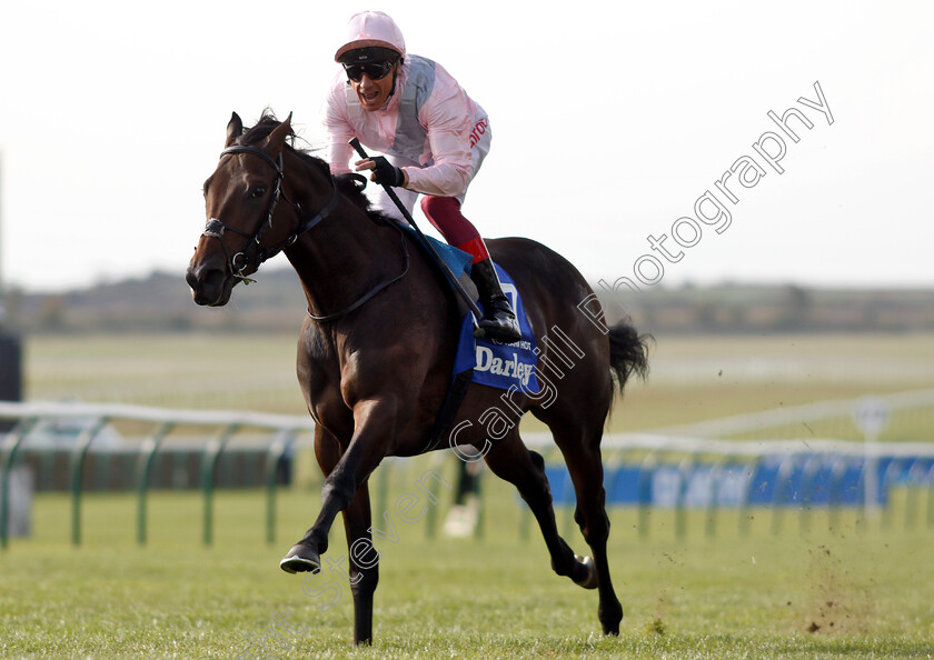 Too-Darn-Hot-0013 
 TOO DARN HOT (Frankie Dettori) wins The Darley Dewhurst Stakes
Newmarket 13 Oct 2018 - Pic Steven Cargill / Racingfotos.com