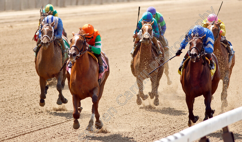 Cosita-Mia-0003 
 COSITA MIA (left, Joel Rosario) beats COMMUNAL (right) in Maiden Special Weight
Belmont Park 7 Jun 2018 - Pic Steven Cargill / Racingfotos.com