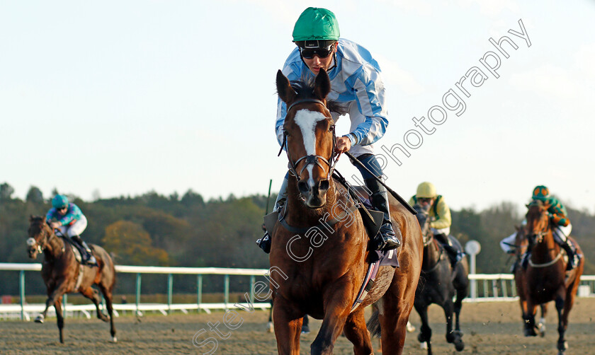 Wonder-Starelzaam-0005 
 WONDER STARELZAAM (George Bass) wins The Mansionbet Proud Partners Of The AWC Apprentice Handicap
Lingfield 28 Oct 2021 - Pic Steven Cargill / Racingfotos.com