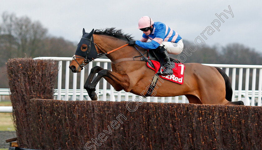 Cyrname-0002 
 CYRNAME (Sean Bowen) wins The 32Red.com Wayward Lad Novices Chase Kempton 27 Dec 2017 - Pic Steven Cargill / Racingfotos.com