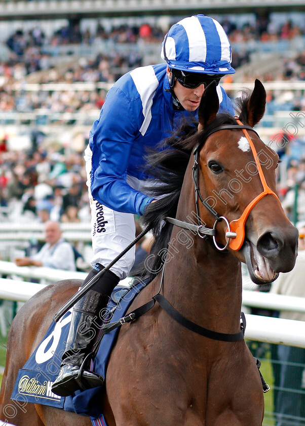 Tajaanus-0001 
 TAJAANUS (Jim Crowley) Doncaster 14 Sep 2017 - Pic Steven Cargill / Racingfotos.com