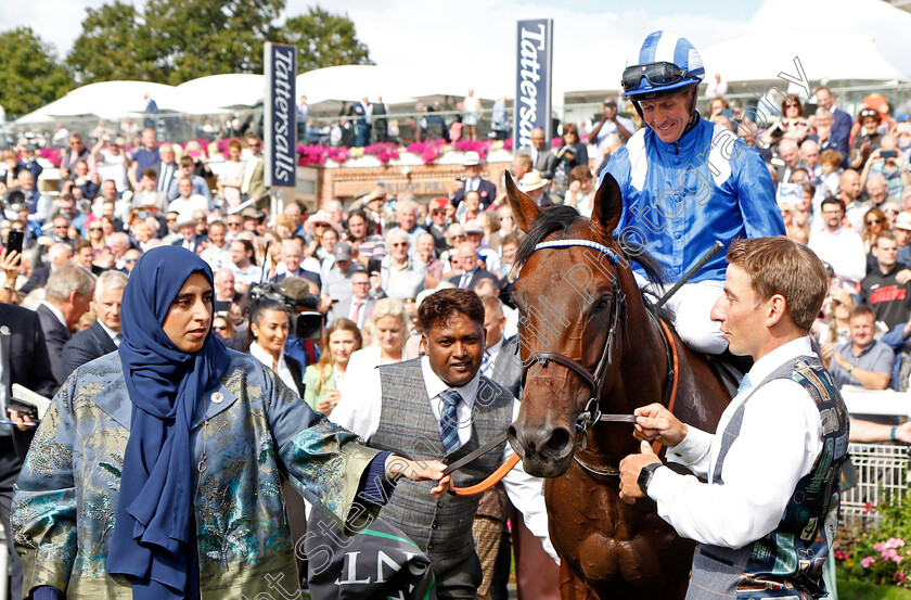 Baaeed-0017 
 BAAEED (Jim Crowley) winner of The Juddmonte International Stakes
York 17 Aug 2022 - Pic Steven Cargill / Racingfotos.com