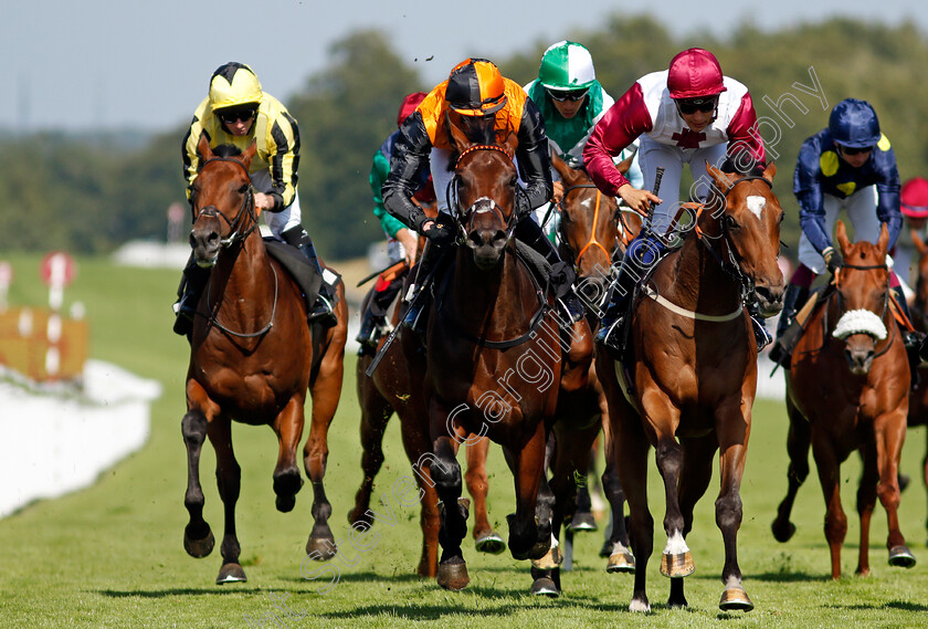 Aswan-0005 
 ASWAN (centre, James Doyle) beats BASTOGNE (right) in The Goodwood Racecourse Patrons Nursery
Goodwood 29 Jul 2021 - Pic Steven Cargill / Racingfotos.com