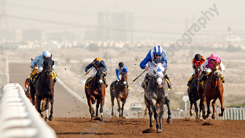 Al-Barez-0002 
 AL BAREZ (Jim Crowley) wins The Abu Dhabi University Handicap Jebel Ali 26 Jan 2018 - Pic Steven Cargill / Racingfotos.com